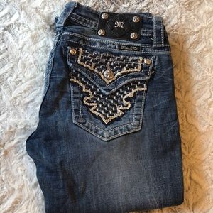 Miss me jeans with design like new